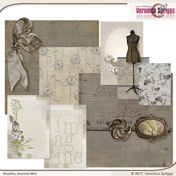 Shabby Chicness Journal Mini Kit Vol 2