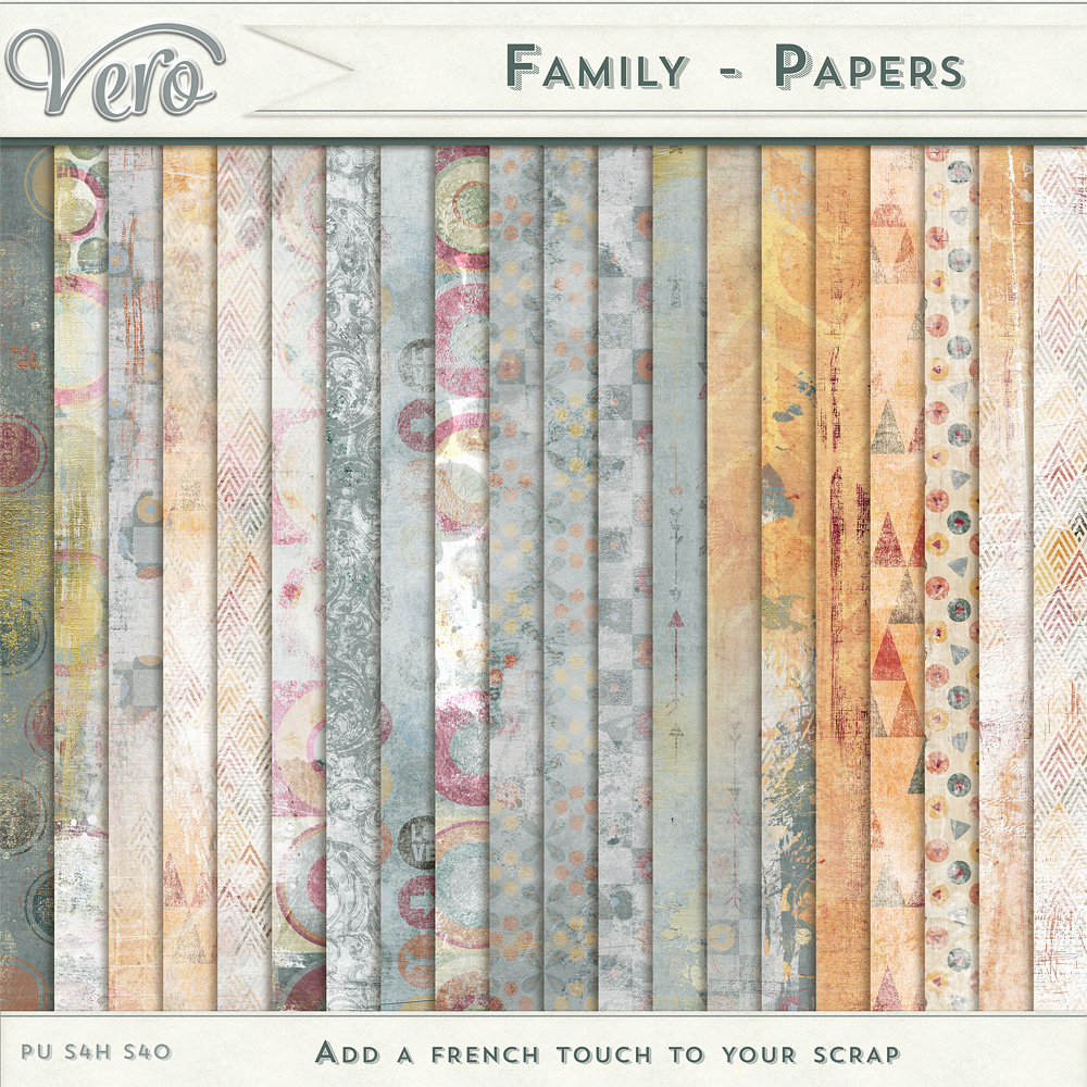 Family Pattern Papers by Vero Family Pattern Papers by Vero