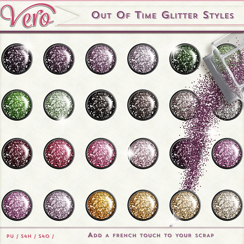 Out of Time Glitter Styles by Vero Out of Time Glitter Styles by Vero