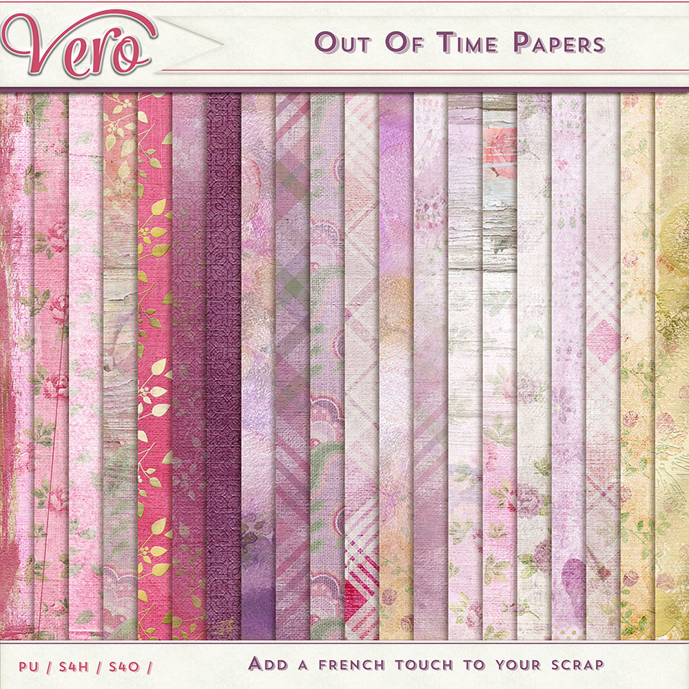 Out of Time Patterned Papers by Vero Out of Time Patterned Papers by Vero