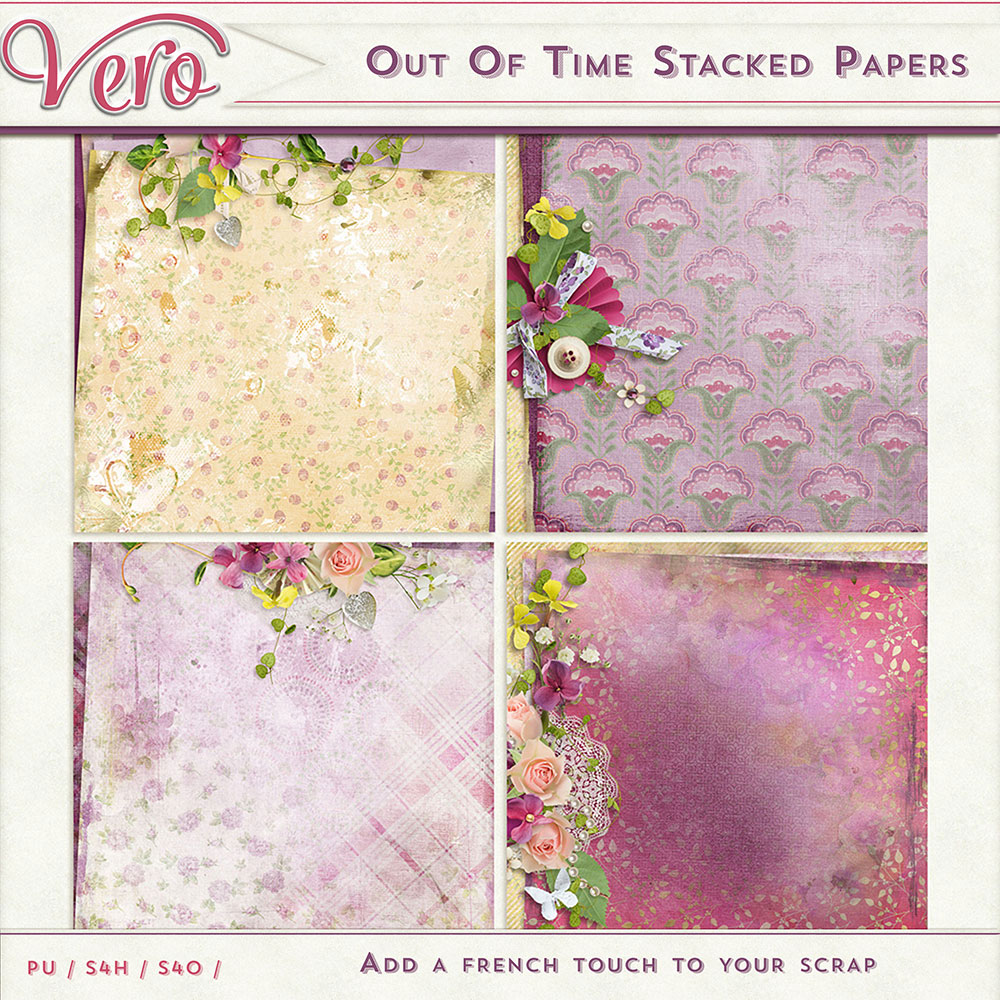 Out of Time Stacked Papers by Vero Out of Time Stacked Papers by Vero