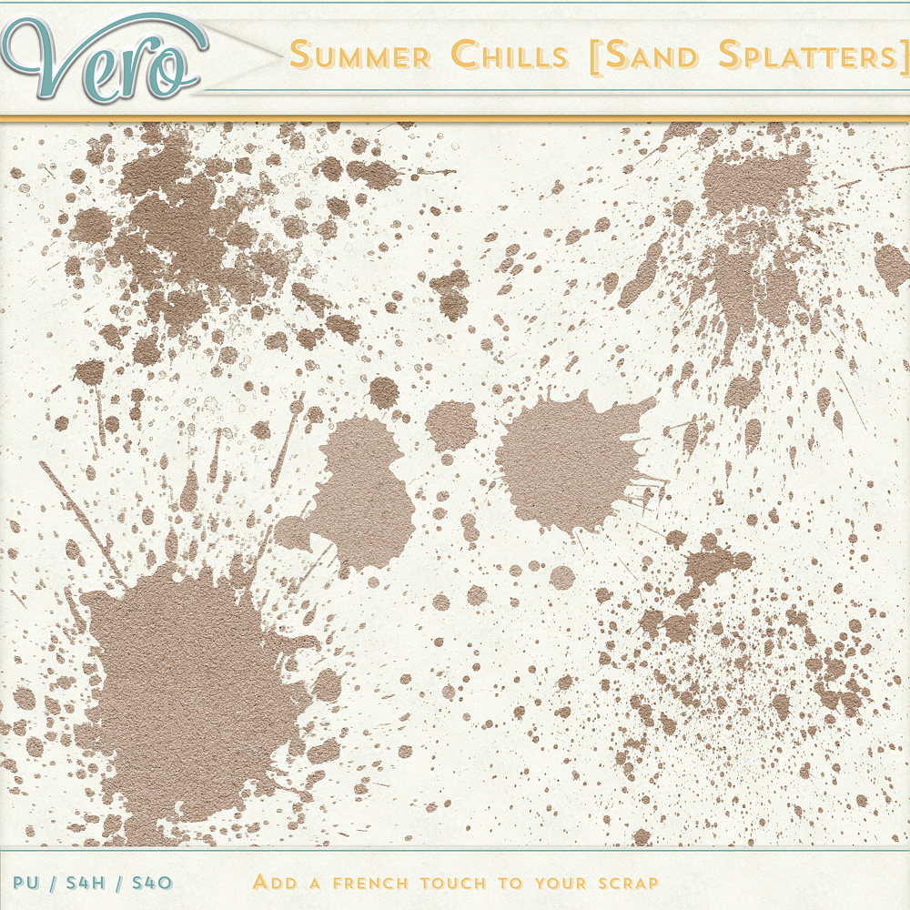 Summer Chills Sand Splatters by Vero