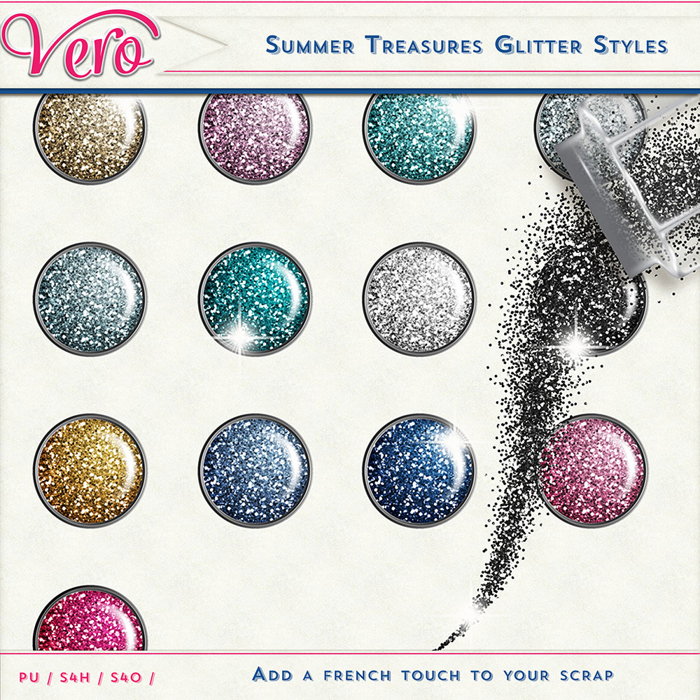 Summer Treasures Glitter Styles by Vero Summer Treasures Glitter Styles by Vero