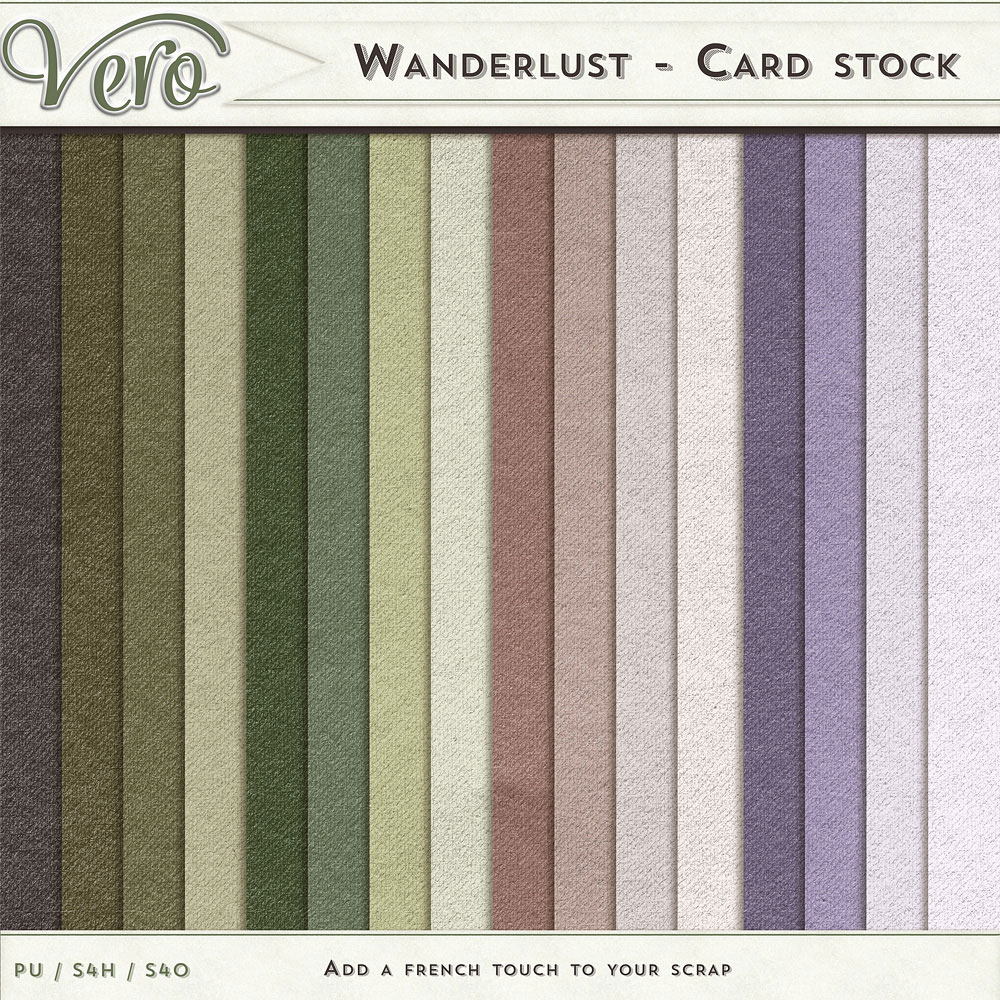 Wanderlust Cardstock Papers by Vero