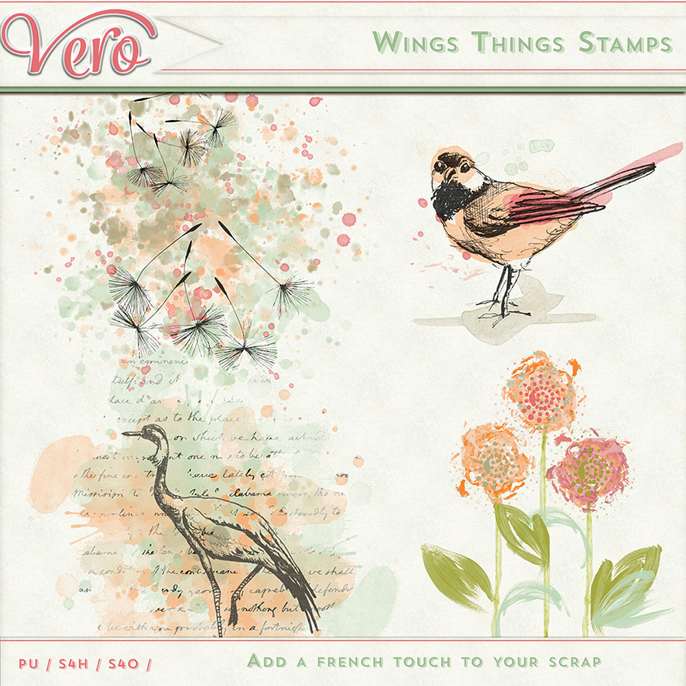 Wings Things Stamps by Vero Wings Things Stamps by Vero