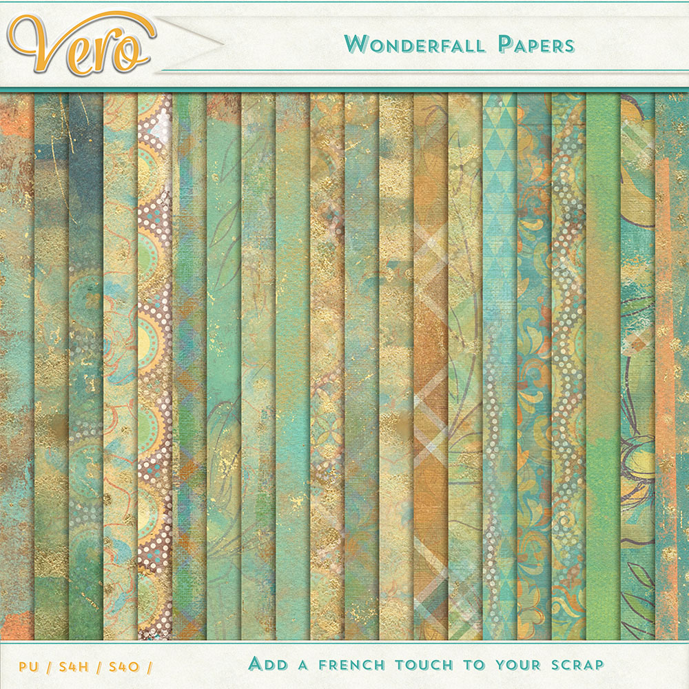 Wonderfall Patterned Papers by Vero Wonderfall Patterned Papers by Vero