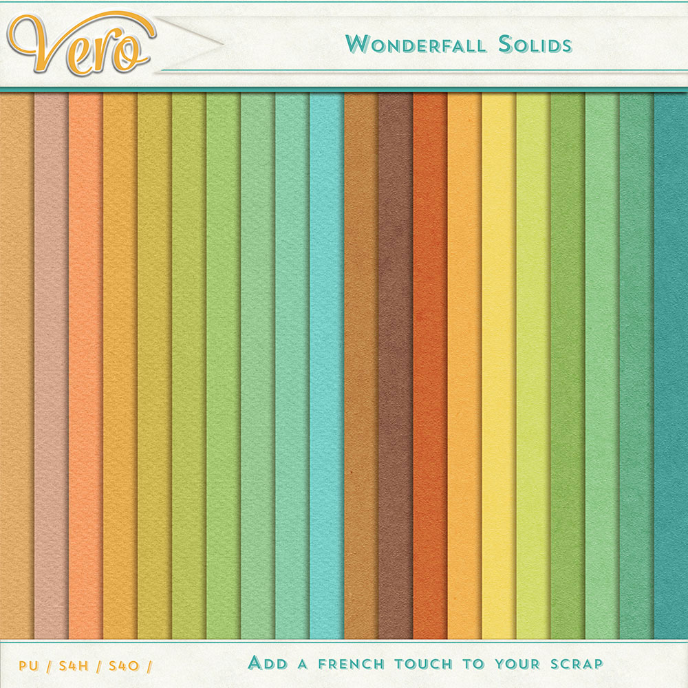 Wonderfall Solid Papers by Vero Wonderfall Solid Papers by Vero