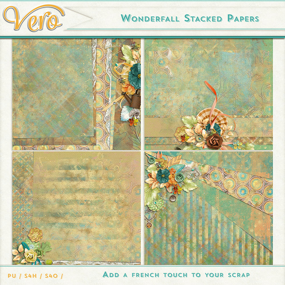 Wonderfall Stacked Papers by Vero Wonderfall Stacked Papers by Vero