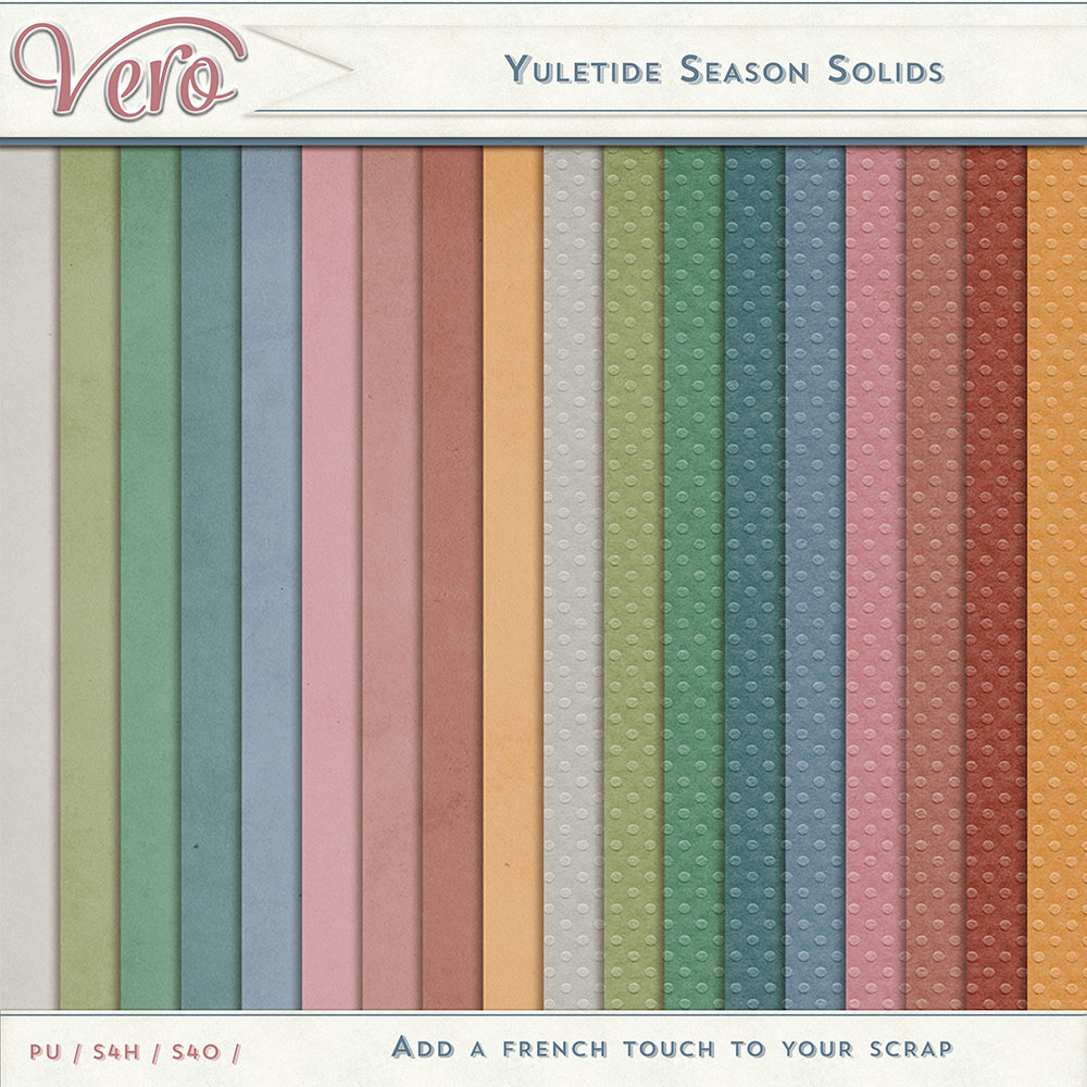 Yuletide Season Solid Papers by Vero Yuletide Season Solid Papers by Vero