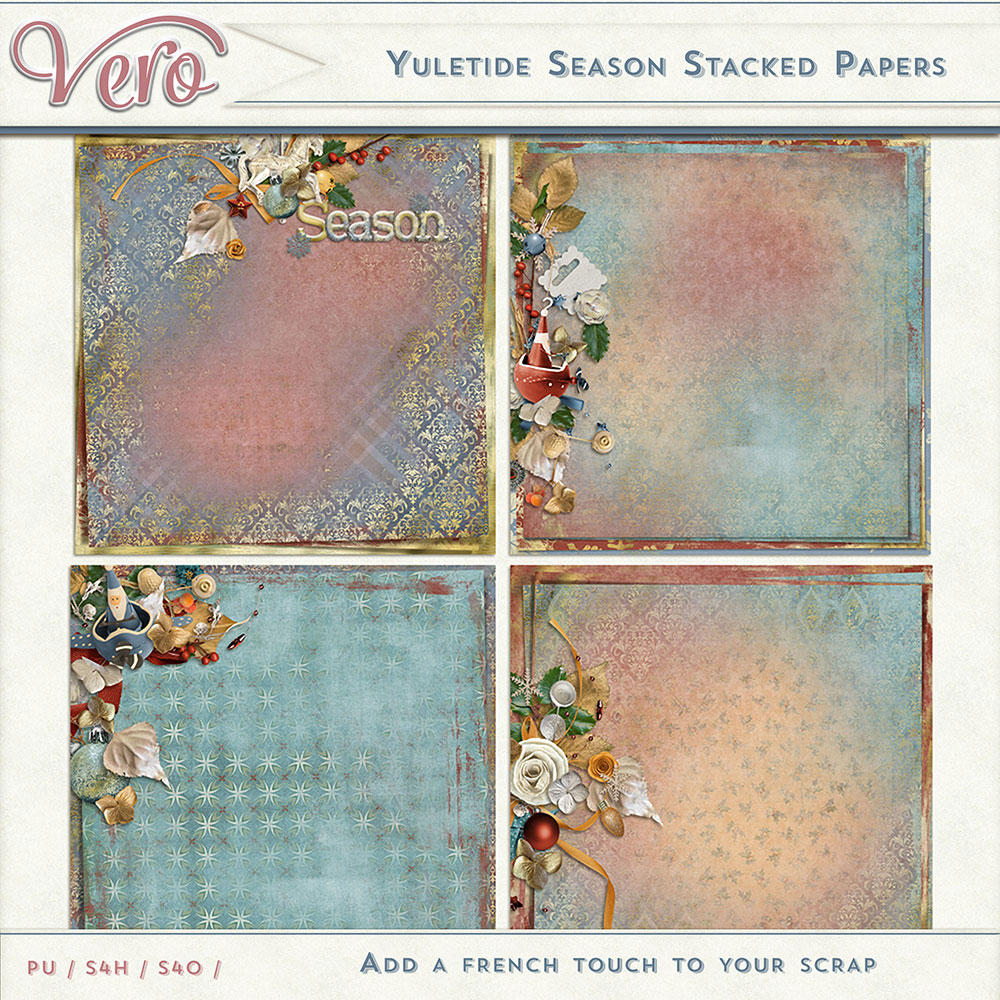 Yuletide Season Stacked Papers by Vero Yuletide Season Stacked Papers by Vero