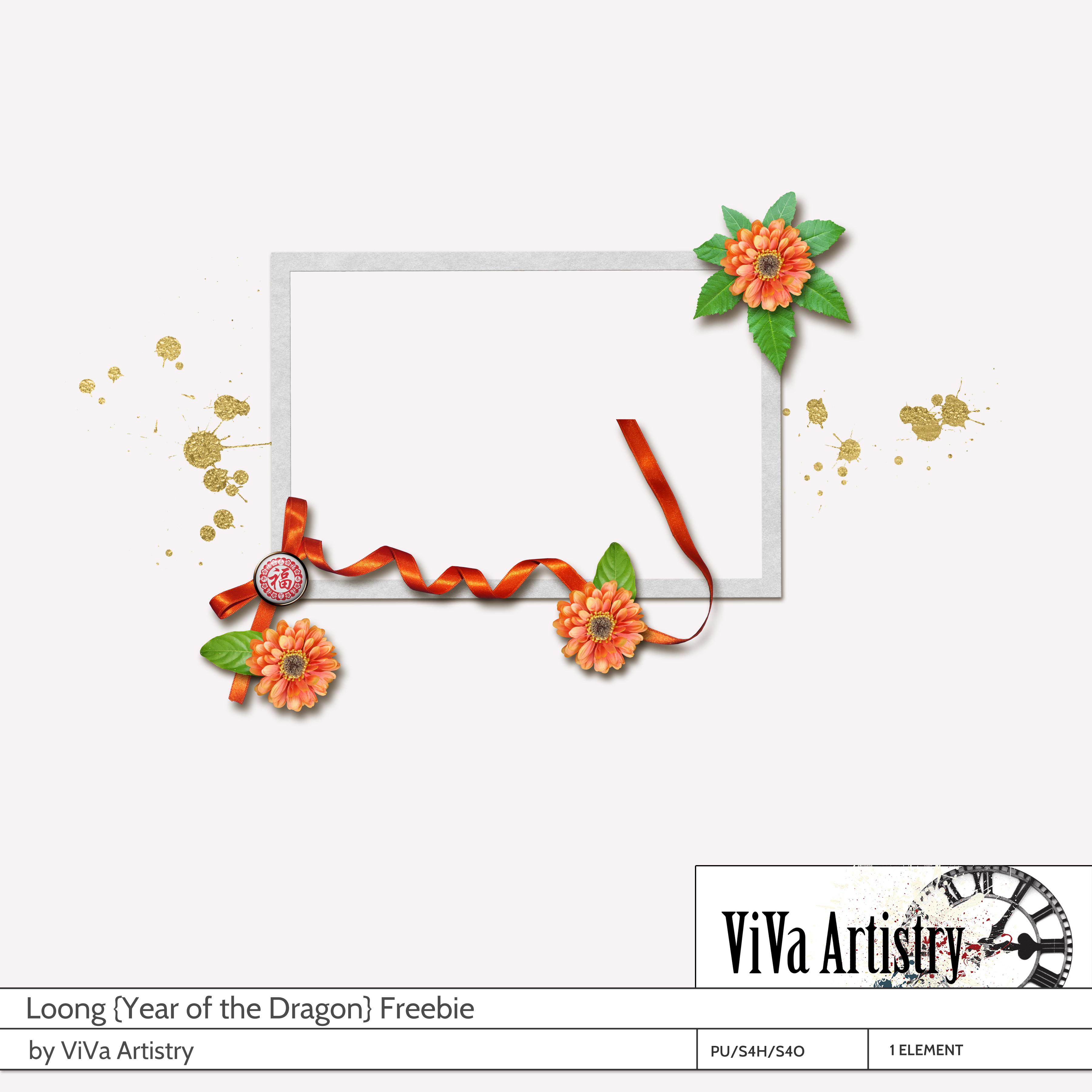 Loong (Year of the Dragon) freebie