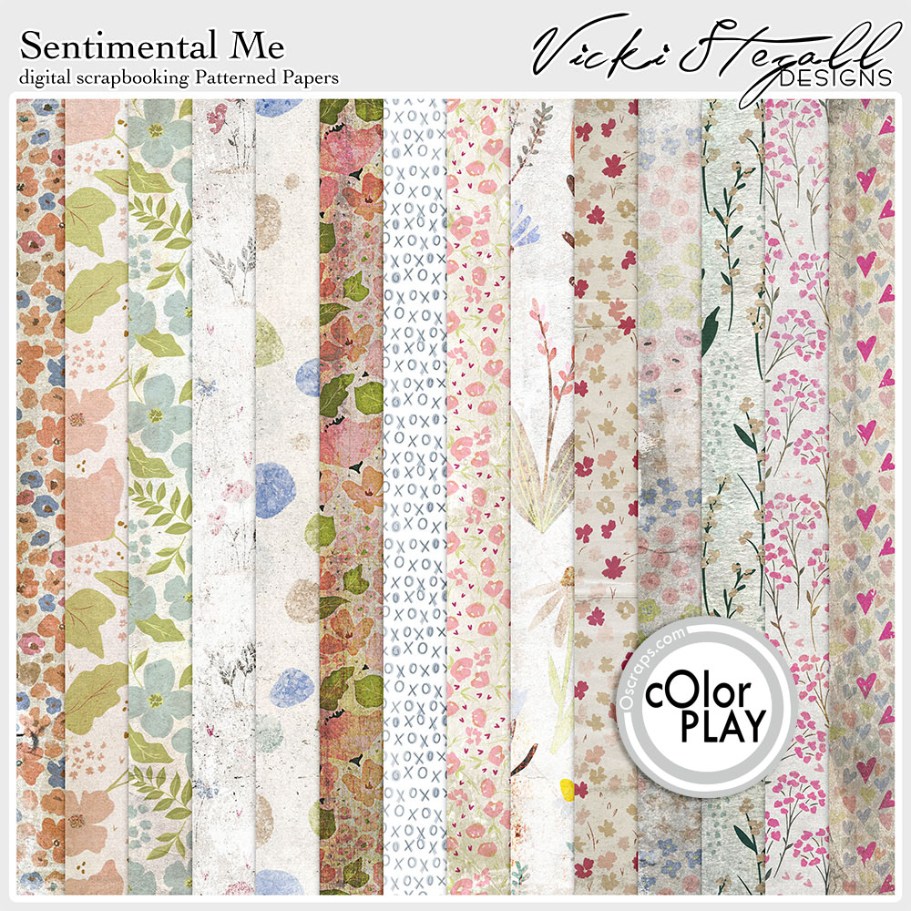 Sentimental Me Pattern Papers