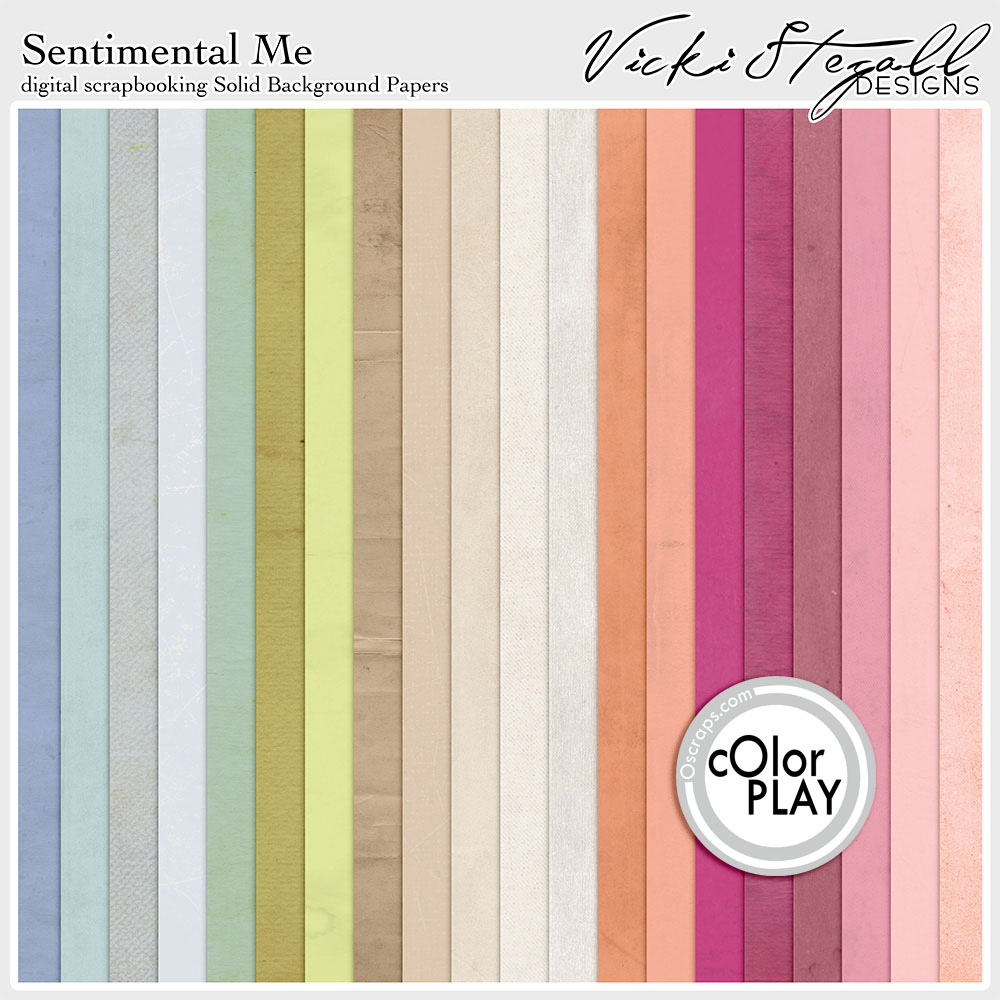 Sentimental Me Solid Papers