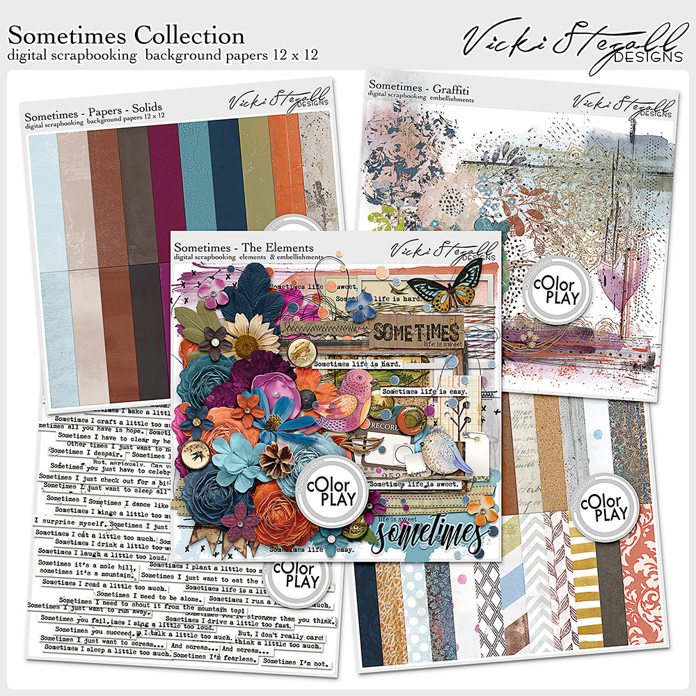 Sometimes Digital Scrapbooking Collection