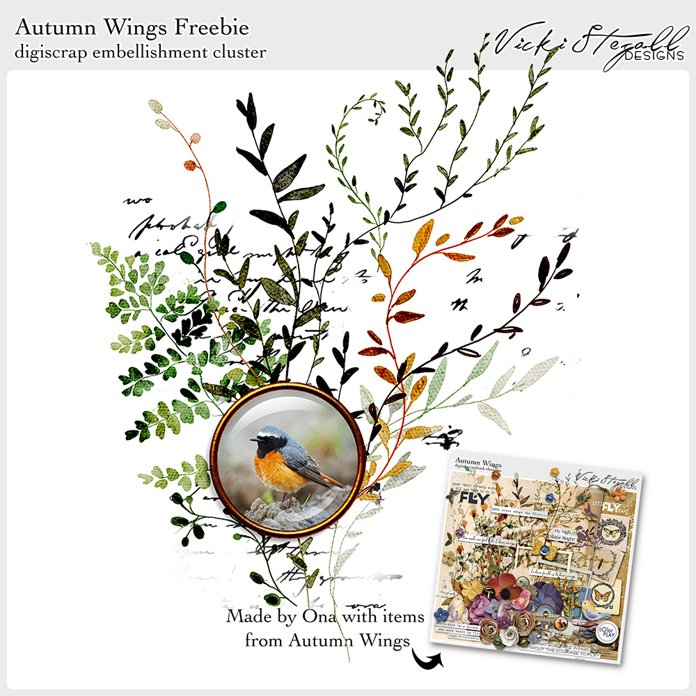 Autumn Wings Freebie for Vicki Stegall Designs Autumn Wings Freebie for Vicki Stegall Designs