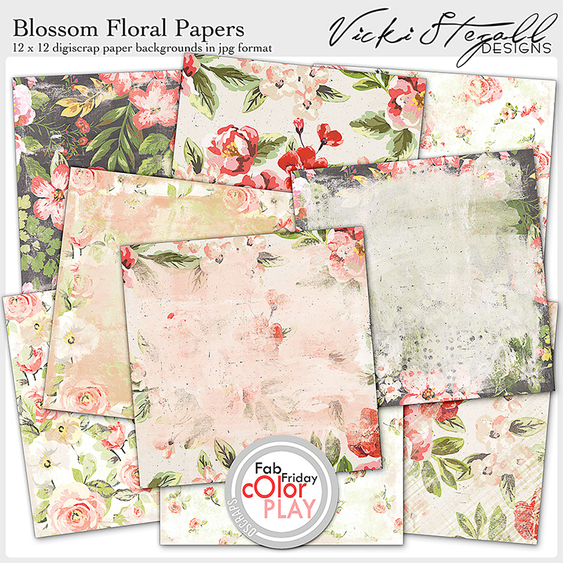 Blossom Floral Papers