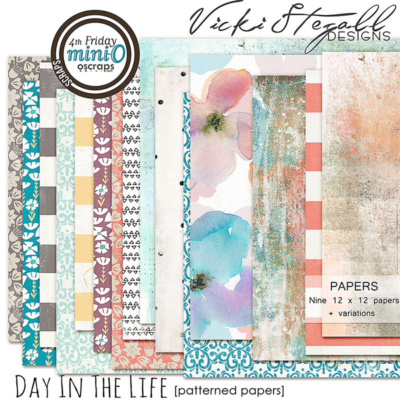Day In The Life - Patterned Papers