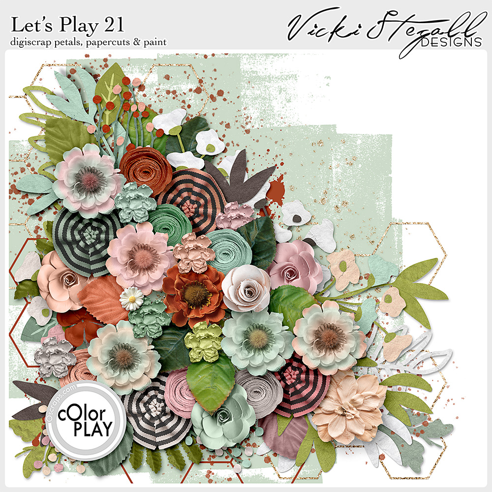 Let's Play 21 Digiscrap elements