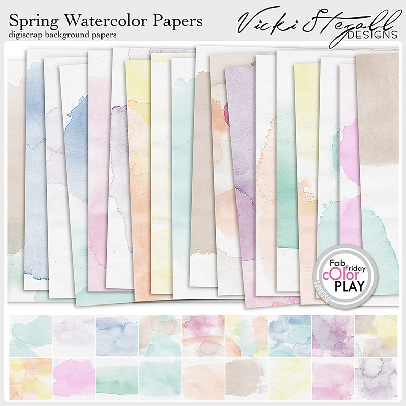 Spring Watercolor Papers
