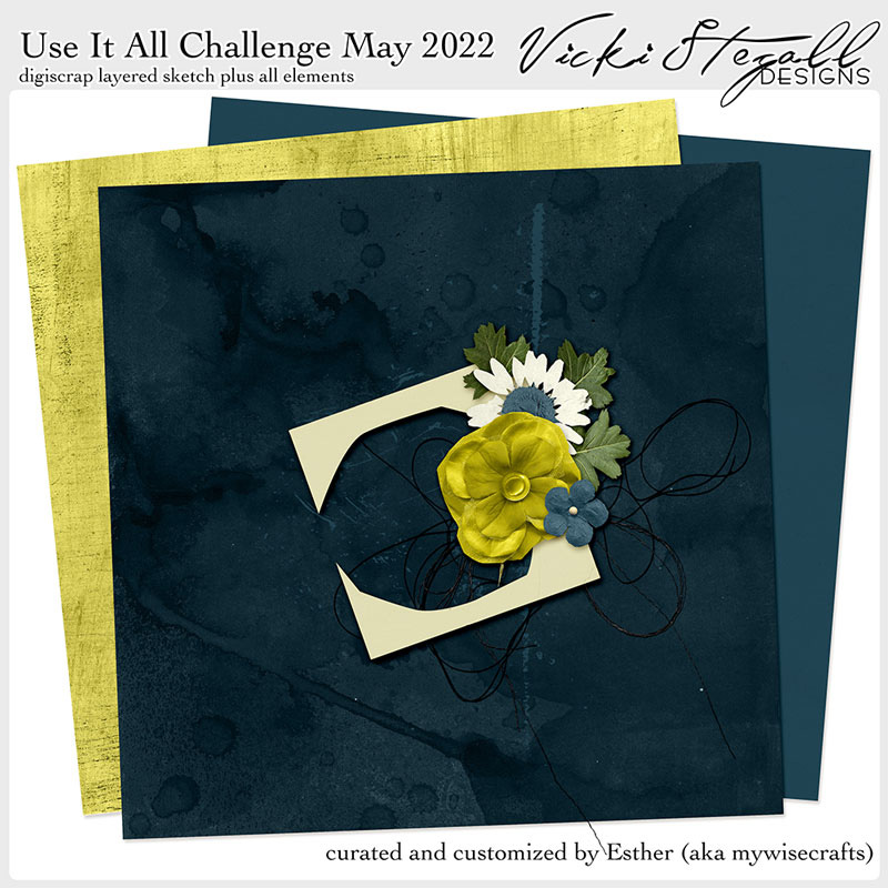 Use it All Digiscrap Challenge for May 2022