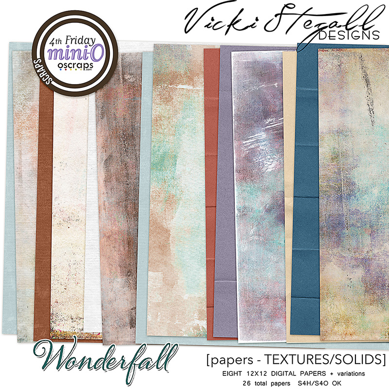 WonderFall Textured and Solid Papers