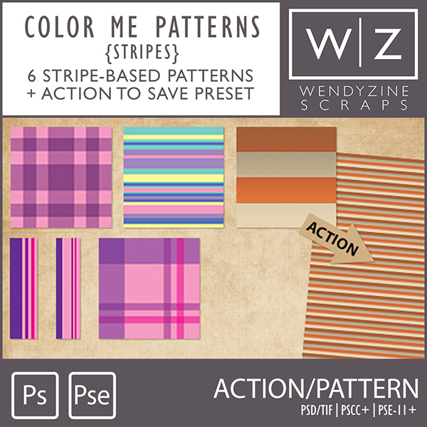ACTION: Color Me Patterns {Stripes}