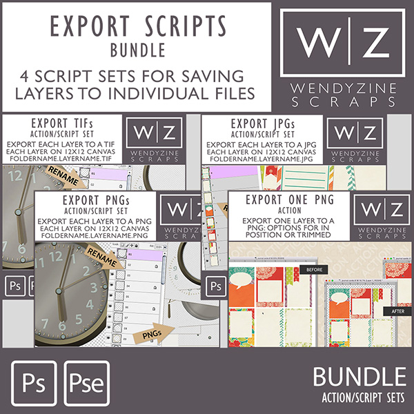 BUNDLE: Export Scripts by Wendyzine