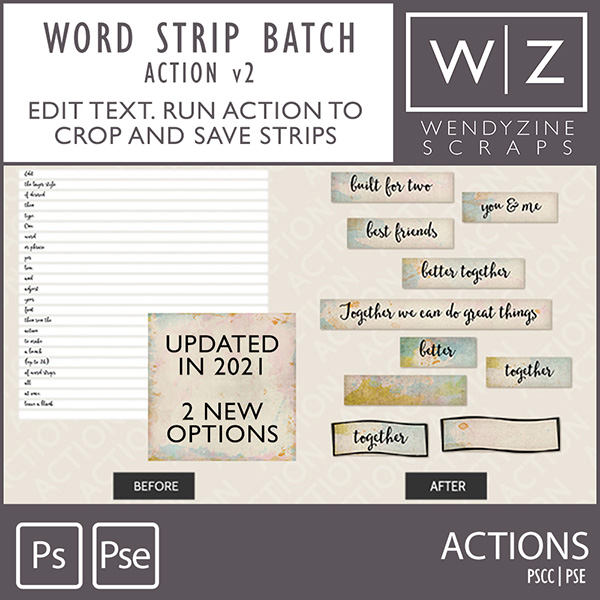ACTION: Word Strip Batcher