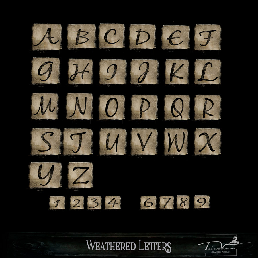 Weathered Letters