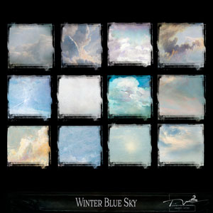 Winter Blue Sky Backgrounds