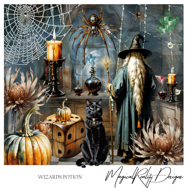 Wizards Potion CU by MagicalReality Designs