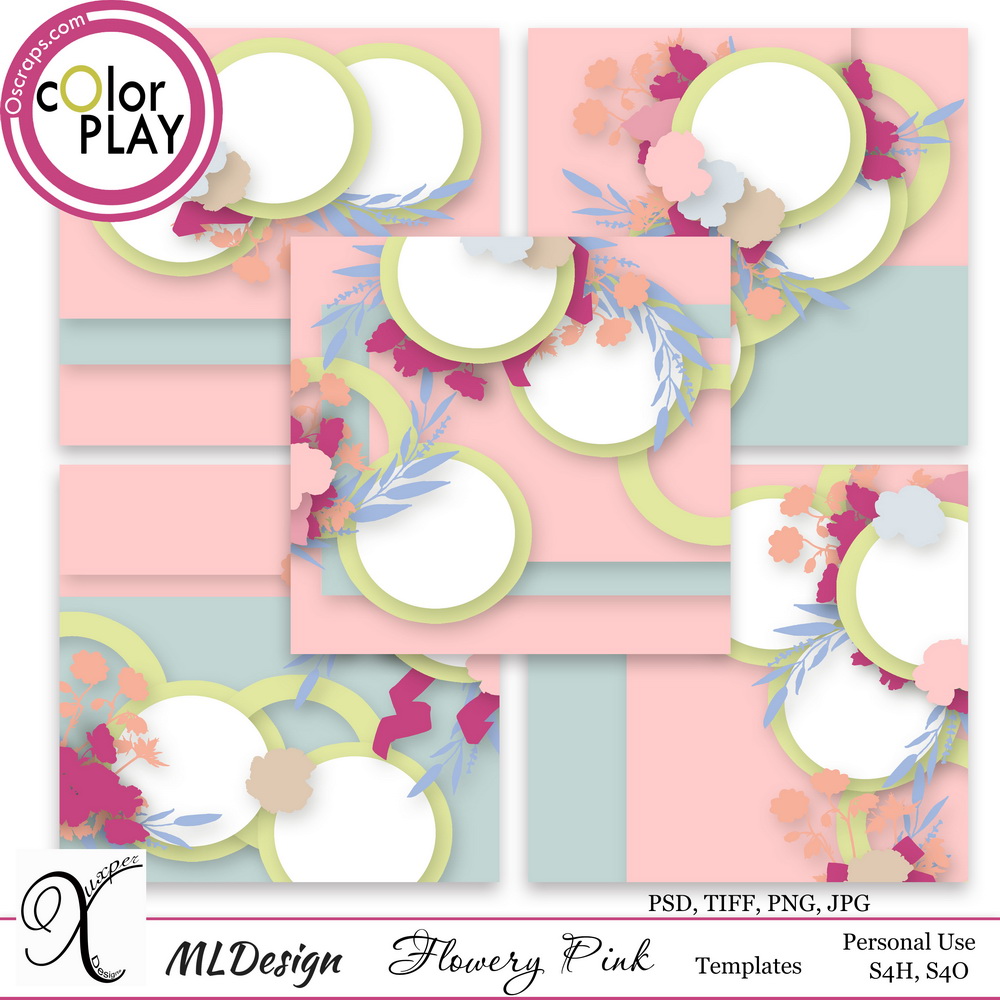 Flowery Pink Templates