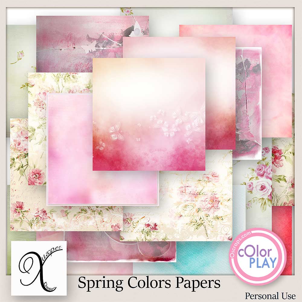 Spring Colors Papers