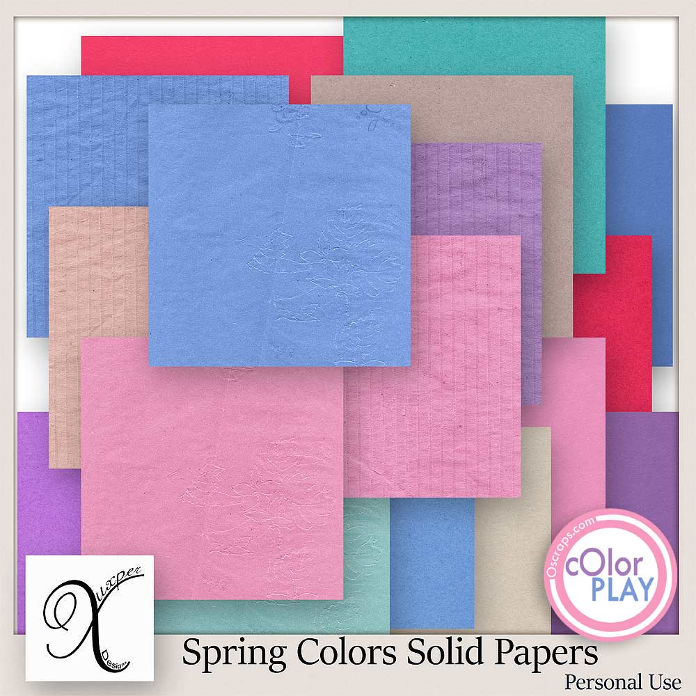 Spring Colors Cardstock