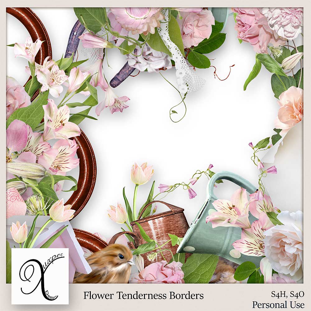 Flower Tenderness Borders