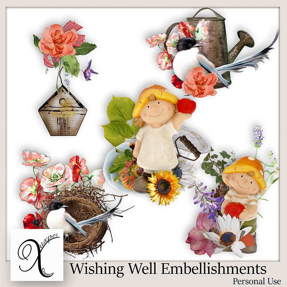 Wishing Well Embellishments