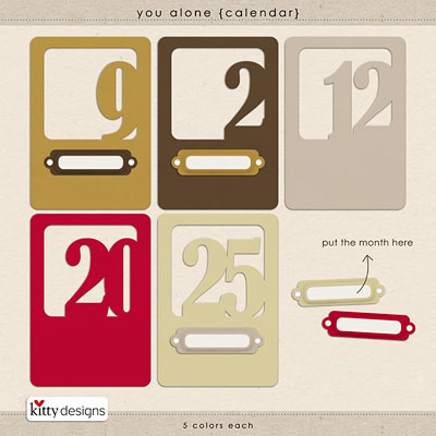 You Alone Calendar