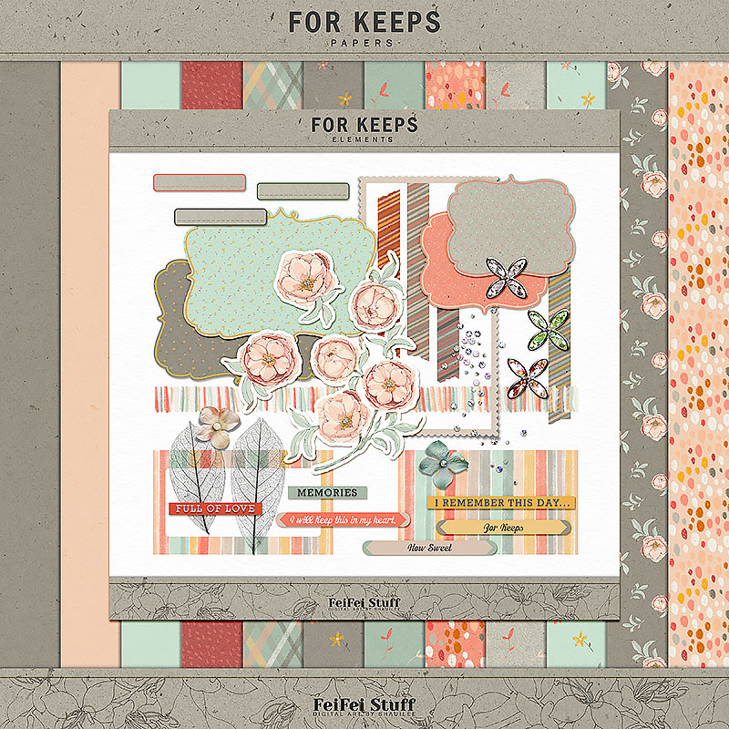 FREEBIE - For Keeps Mini Kit by FeiFei Stuff