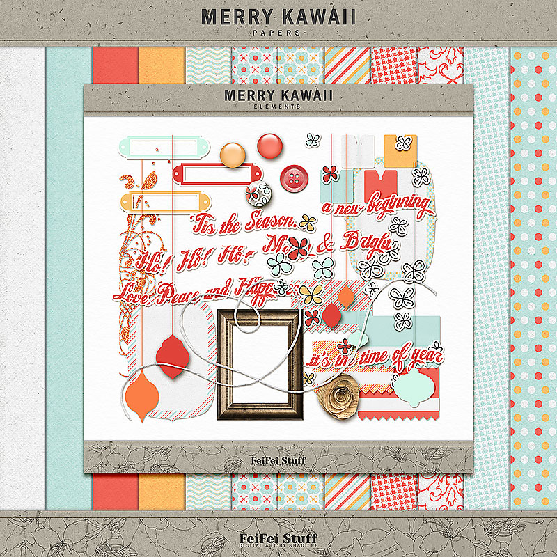 Merry Kawaii Kit by FeiFei Stuff