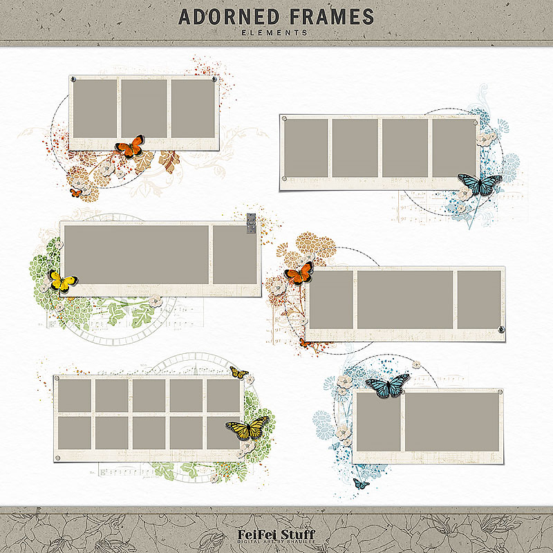 Adorned Frames by FeiFei Stuff