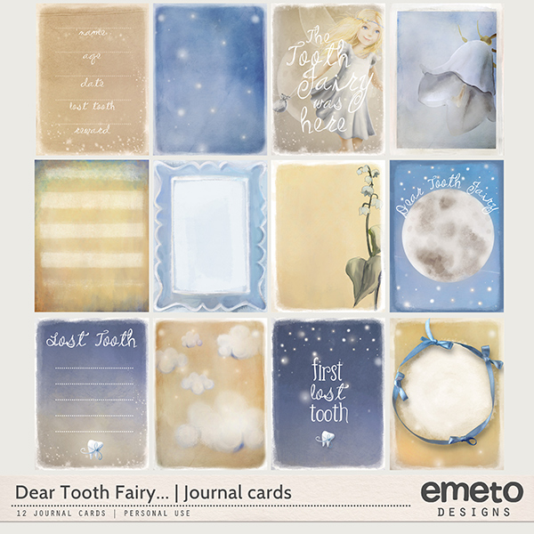 Dear Tooth Fairy...Journal cards