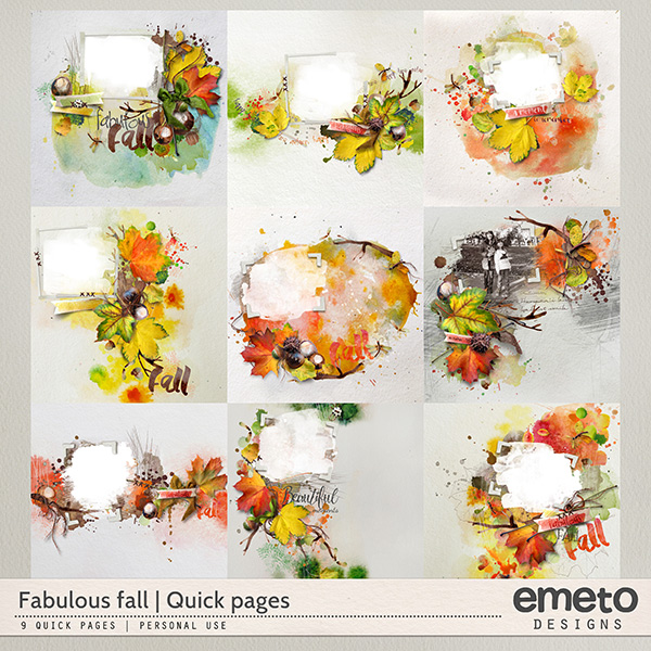 Fabulous Fall Quick Pages