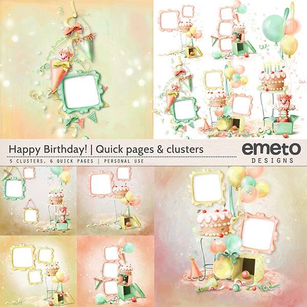 Happy Birthday! - Quick pages and clusters