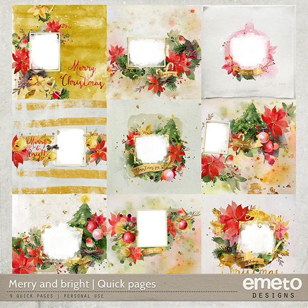 Merry and Bright Quick Pages