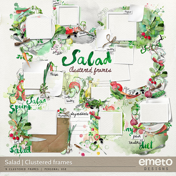 Salad Clustered frames