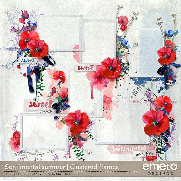 Sentimental Summer - Clustered Frames