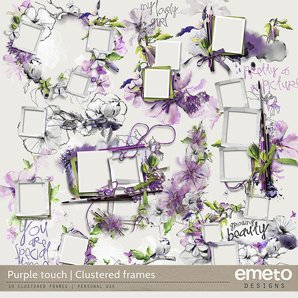 Purple touch - clusters