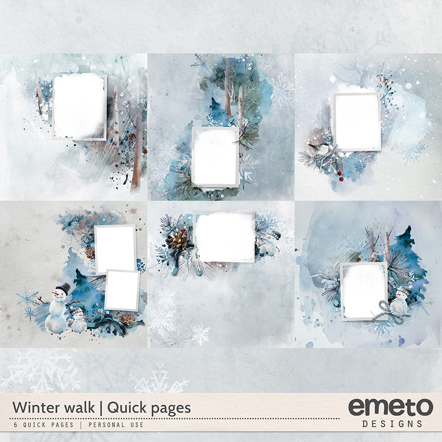 Winter Walk Quick Pages