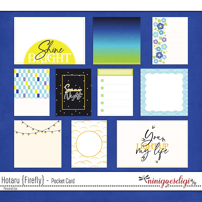 Hotaru - Firefly Pocket Cards by ninigoesdigi