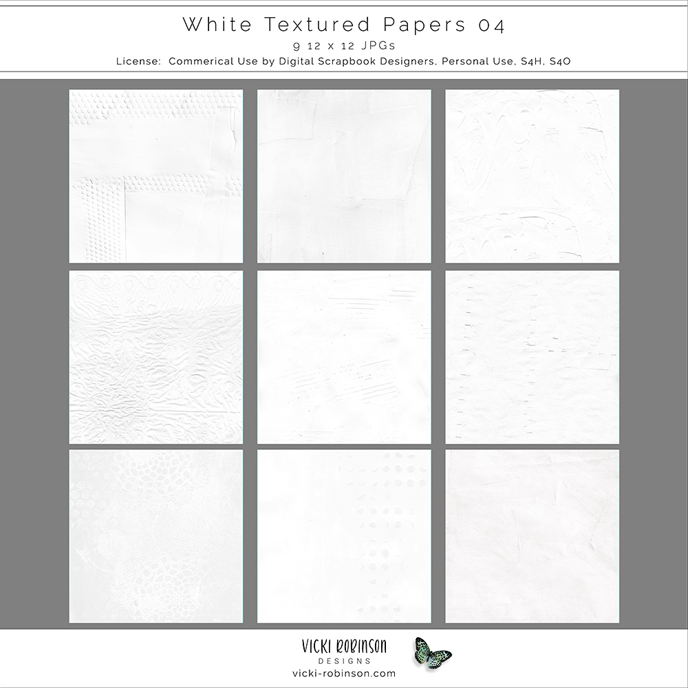 Textured White Papers 04